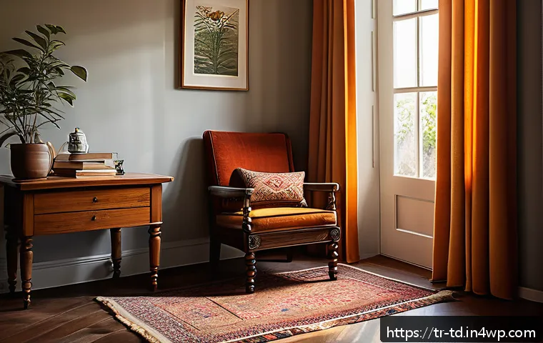 자서전적 치료법의 지속적인 학습 방법 - A serene, cozy writing nook bathed in soft morning light filtering through a window with Turkish-sty...
